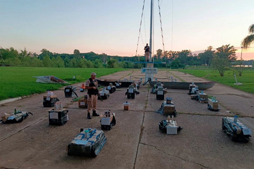 Interceptaron dos botes con mercadería de contrabando valuada en más de $25 millones