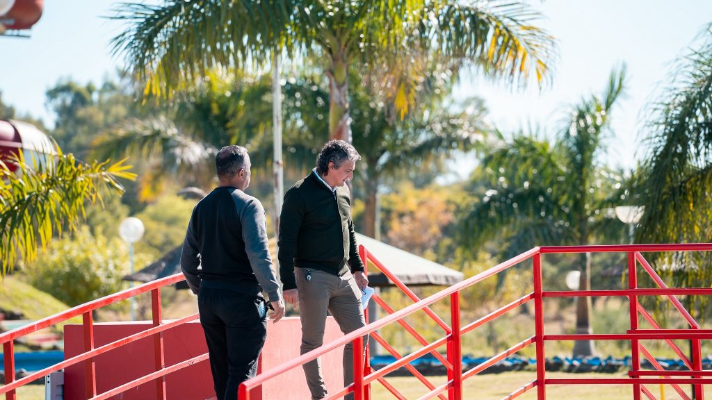 Bravo reafirmó que la inversión es constante en el Parque Termal de Federación y anuncia nuevas obras de mejora