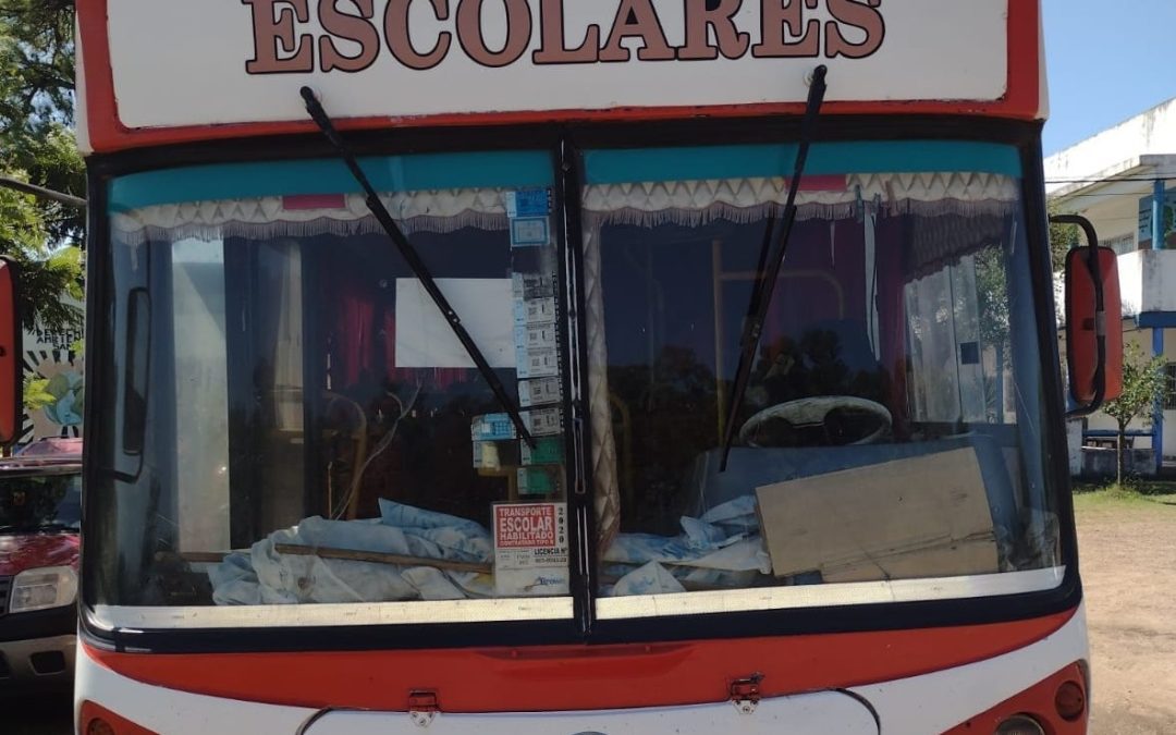 La Junta de Gobierno de San Ramón garantiza el transporte escolar para alumnos de la Escuela Secundaria N° 7 «Francisco Ramírez» de Colonia Freitas