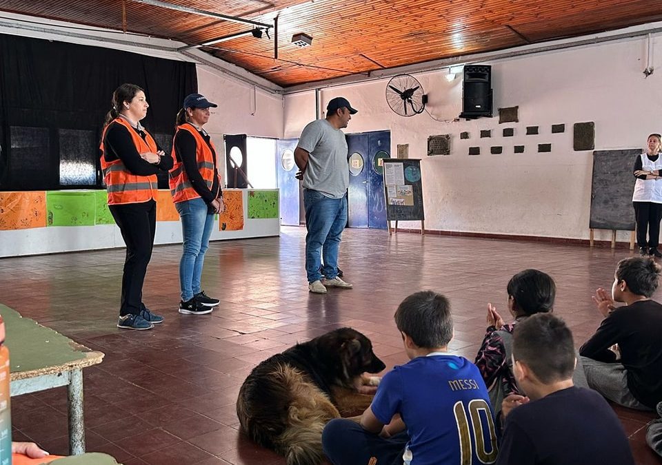 Educación vial y medio ambiente: Alumnos de Villa del Rosario participaron de charlas, caminatas y bicicleteadas
