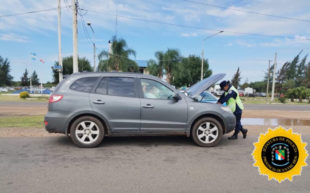 Paso Cerrito: Interceptaron un auto con pedido de secuestro desde 2014
