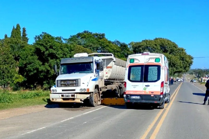 Accidente fatal en Ruta 12: murió el conductor de una motocicleta