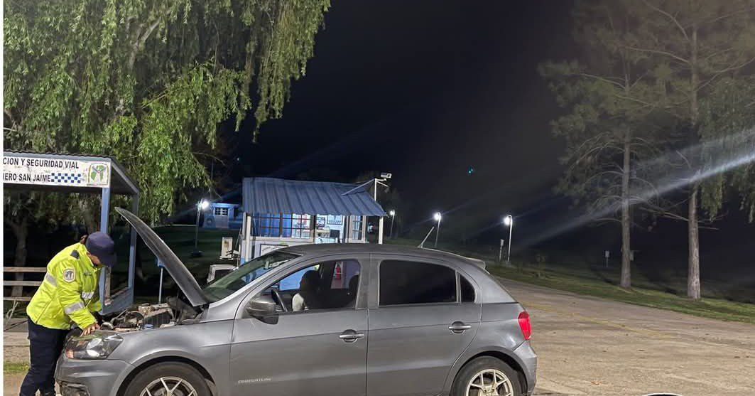 En San Jaime, la Policía interceptó un auto con pedido de secuestro desde 2020