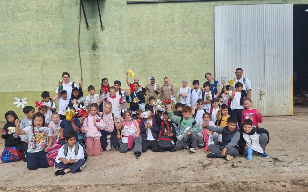 Alumnos de primaria visitaron la Planta de Tratamiento de Residuos de Villa del Rosario