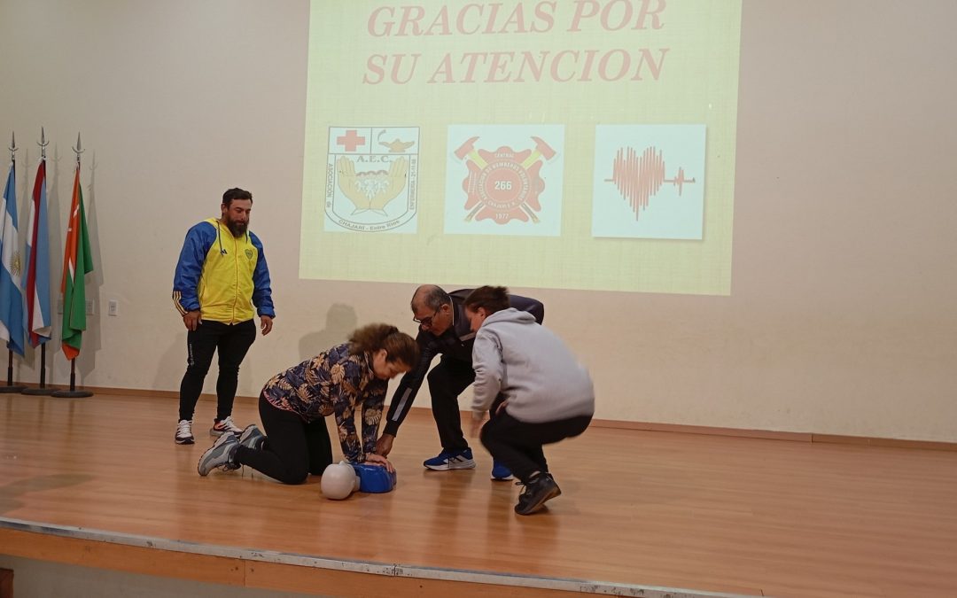 Se realizó en Villa del Rosario un Taller Teórico-Práctico de RCP