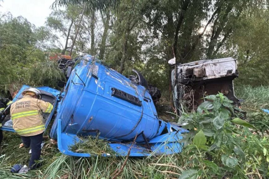 Tragedia en el sur entrerriano: Camionero murió al despistar en la ruta 12