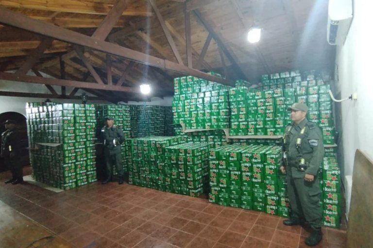 Incautaron millonaria carga de latas de cervezas que tenía como destino Entre Ríos