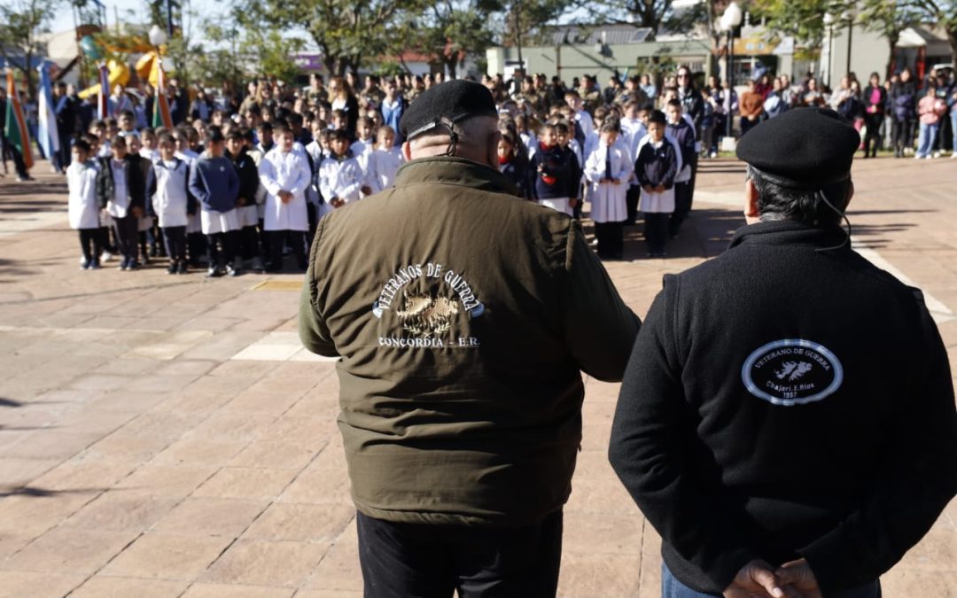 Con un nutrido acto, Villa del Rosario celebró el Día de la Bandera: Perini resaltó la figura de Manuel Belgrano