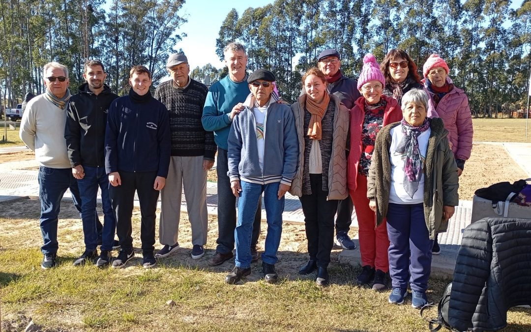Integrantes del grupo de tejo «Los Amigos» clasificaron al provincial de los Juegos Abuelos en Acción