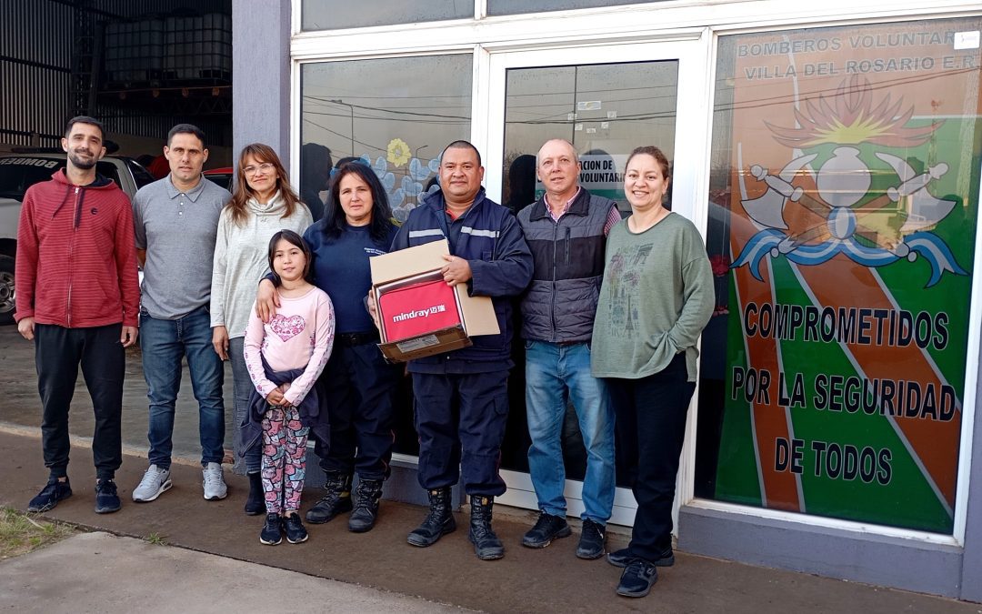 El Municipio de Villa del Rosario entregó un desfibrilador para capacitaciones a Bomberos Voluntarios