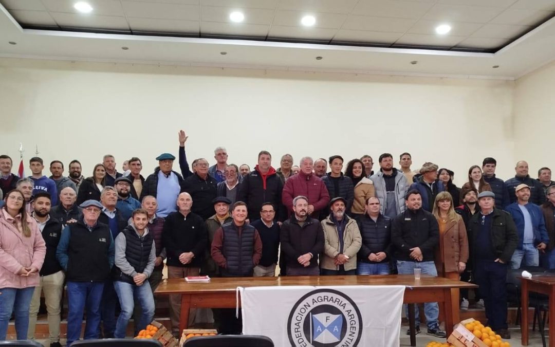 Villa del Rosario fue sede de la asamblea del Distrito 3 Entre Ríos de la Federación Agraria Argentina