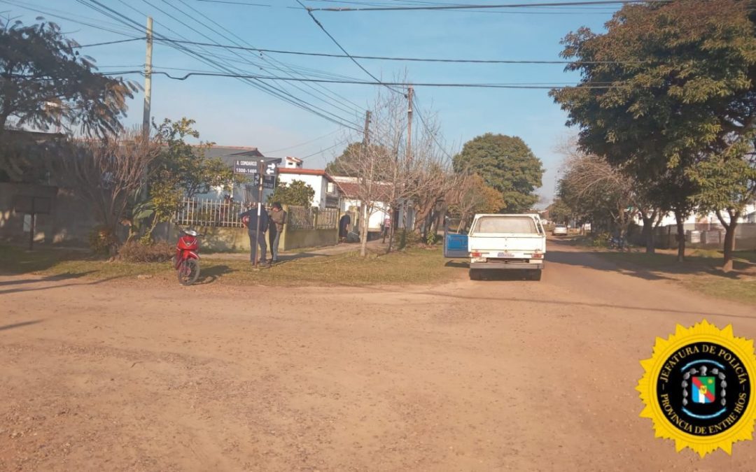 Motociclista sufrió grave lesión tras chocar con una camioneta en Chajarí