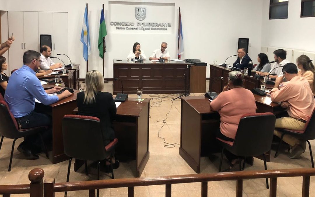 El repudio a las declaraciones de Milei con respecto a la vicepresidente Villaruel dio paso a un cuarto intermedio hasta mañana en el HCD de Chajarí