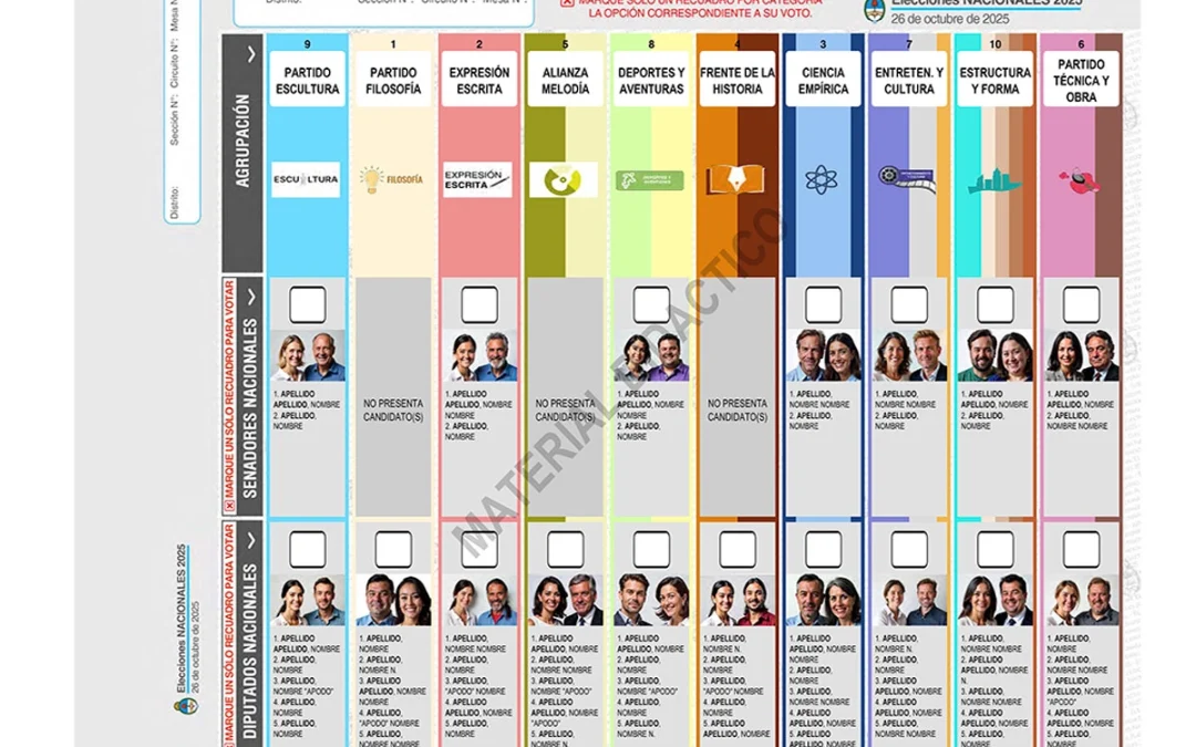 Entre Ríos votará con Boleta Única Papel: cómo será el nuevo sistema en el cuarto oscuro