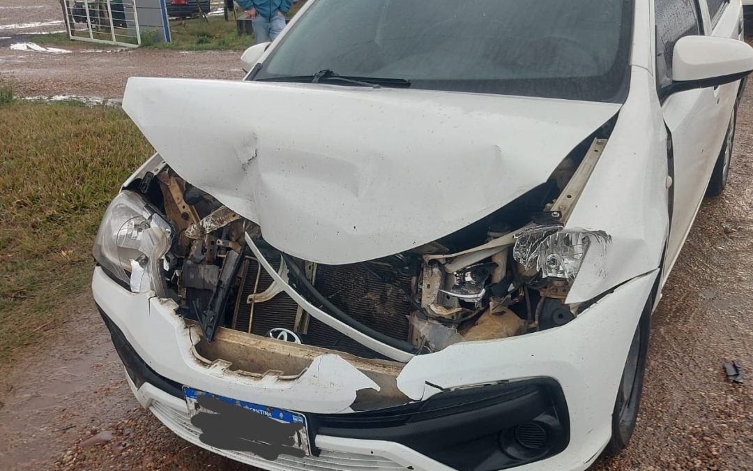 Choque sin lesionados en la Ruta 2: La intendente Perini conducía uno de los vehículos involucrados
