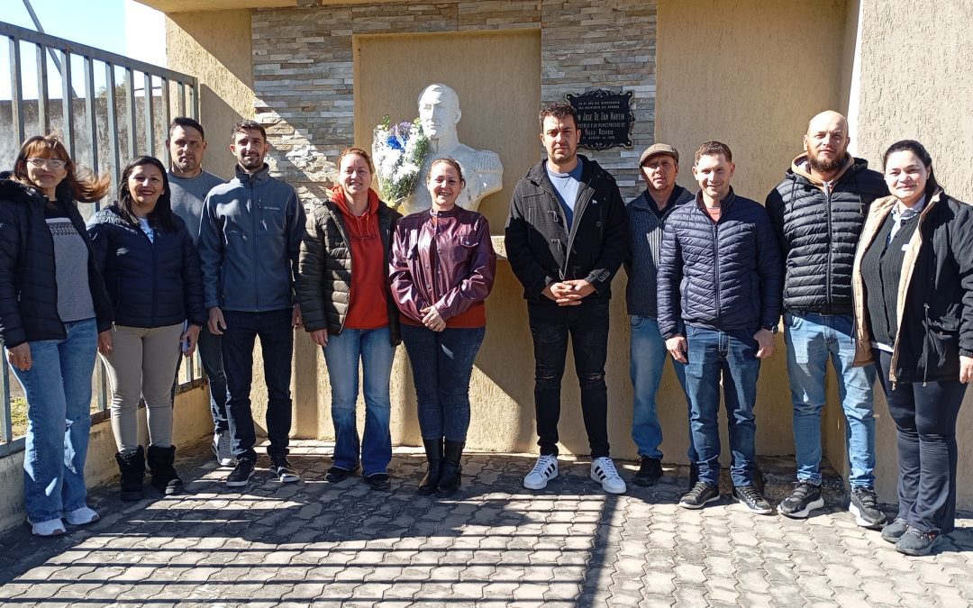Autoridades municipales de Villa del Rosario conmemoraron un nuevo aniversario del Paso a la Inmortalidad del Gral. San Martín