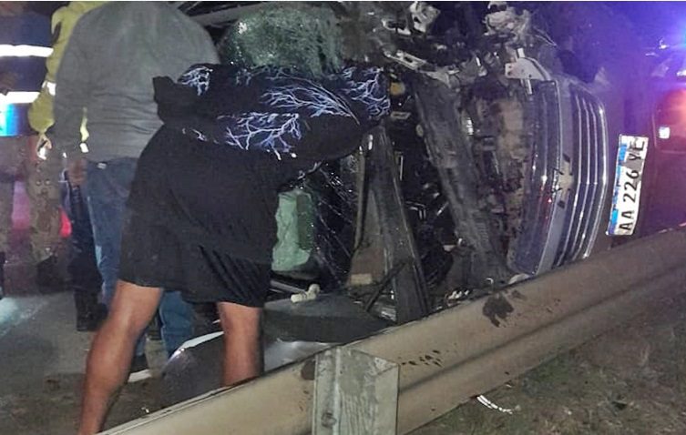 Grave choque frontal en la Autovía 14, al sur de Concordia
