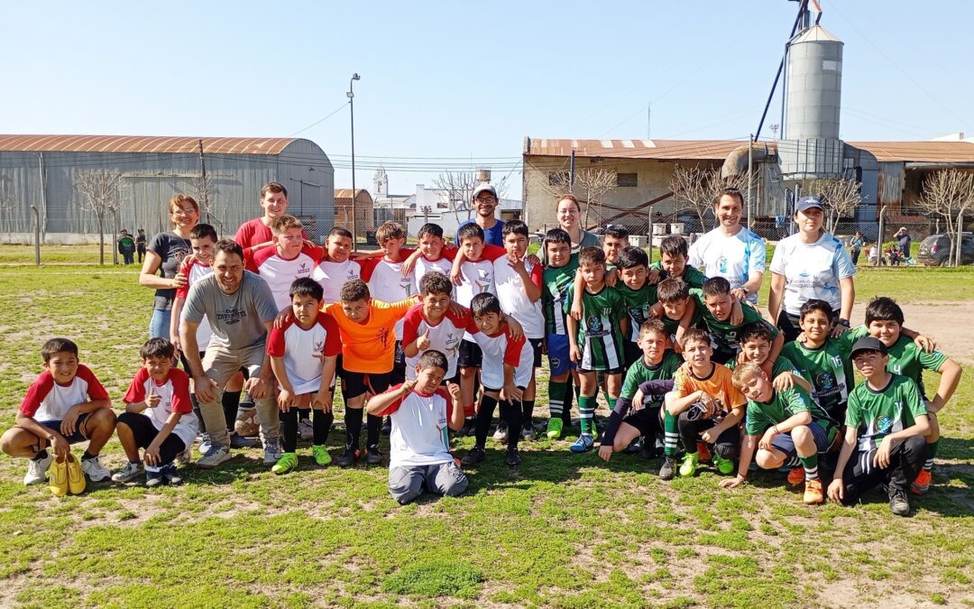 Se realizó un encuentro de fútbol infantil en Villa del Rosario