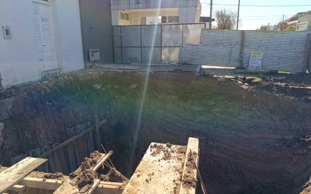 Mujer sufrió lesiones graves tras accidentarse en la obra del templo de María Auxiliadora en Chajarí