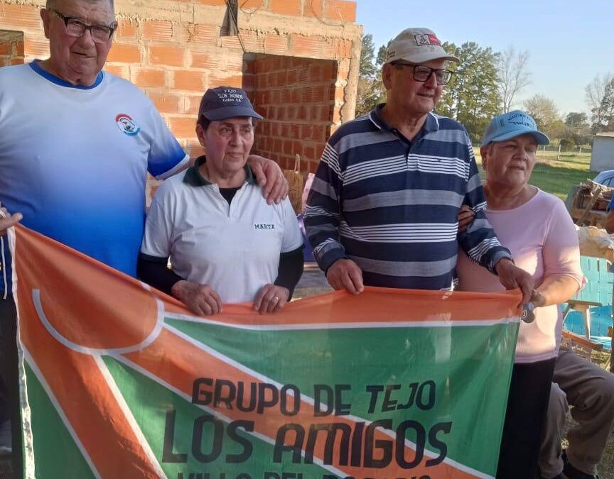 El grupo de tejo «Los Amigos» participó de un encuentro en San José