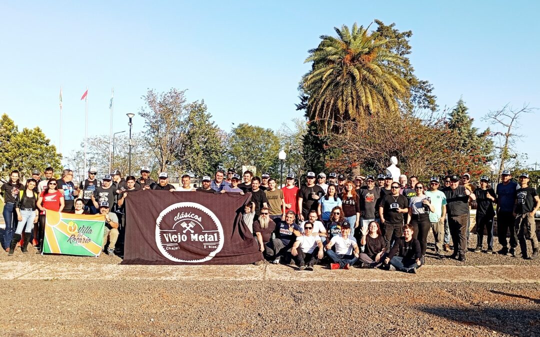 Villa del Rosario vivió el 5° Raid de Motos clásicas y de época