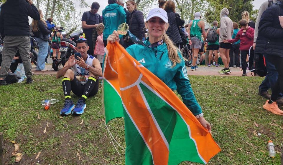 Villa del Rosario tuvo su representante en la Maratón Internacional de Buenos Aires