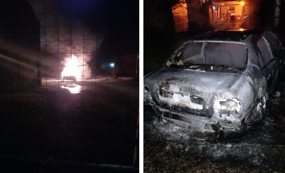Investigan el incendio total de un vehículo abandonado en un predio municipal de Federación