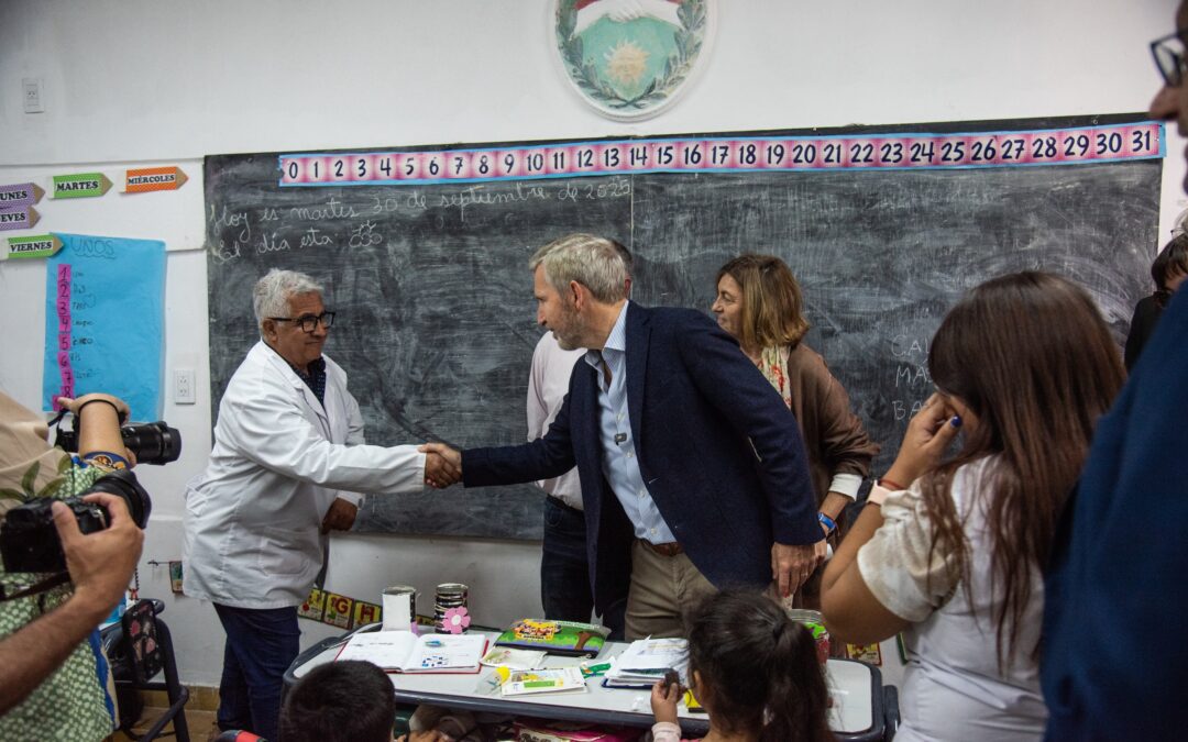 Frigerio anunció que el 100 por ciento de las escuelas rurales tendrán conectividad