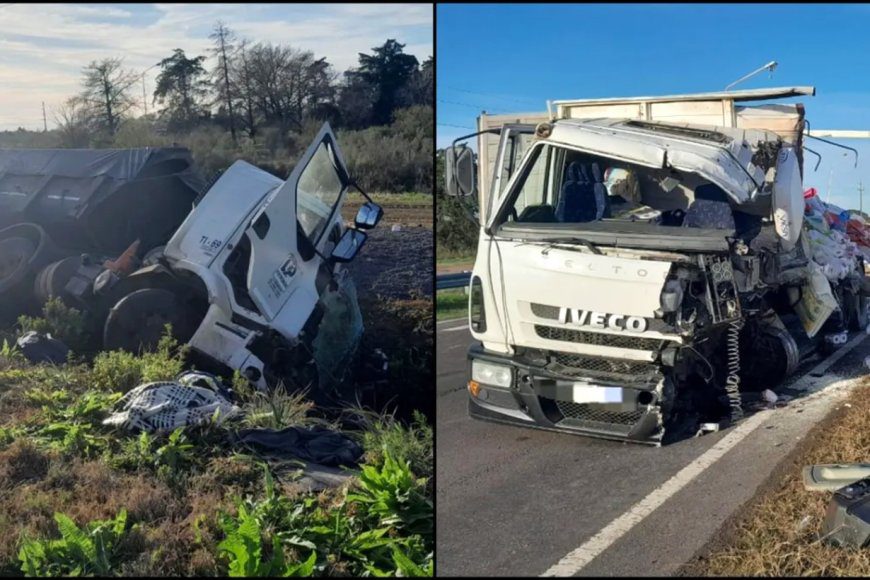 Tragedia en Entre Ríos: Murieron dos camioneros tras un choque frontal en la Ruta 18