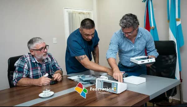 Bravo entregó nuevo equipamiento al Hospital San José de Federación