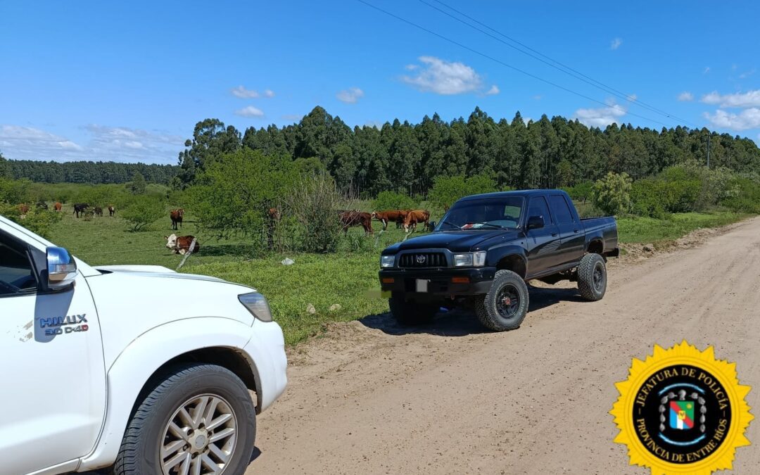 La Policía halló una camioneta que había sido sustraída cuando estaba estacionada frente a un domicilio en Chajarí