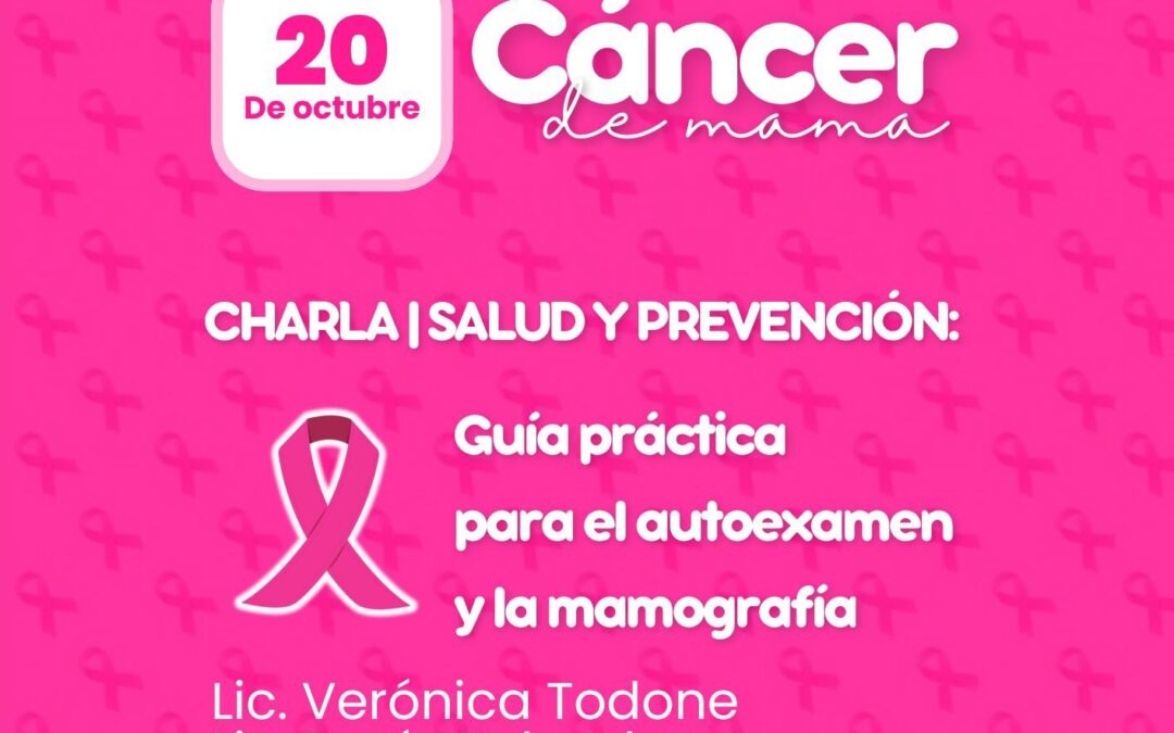 Villa del Rosario: Brindarán hoy una charla sobre prevención del cáncer de mama