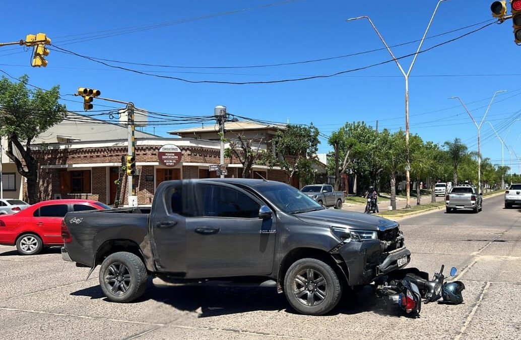 Motociclista fue hospitalizado tras un nuevo choque en Chajarí