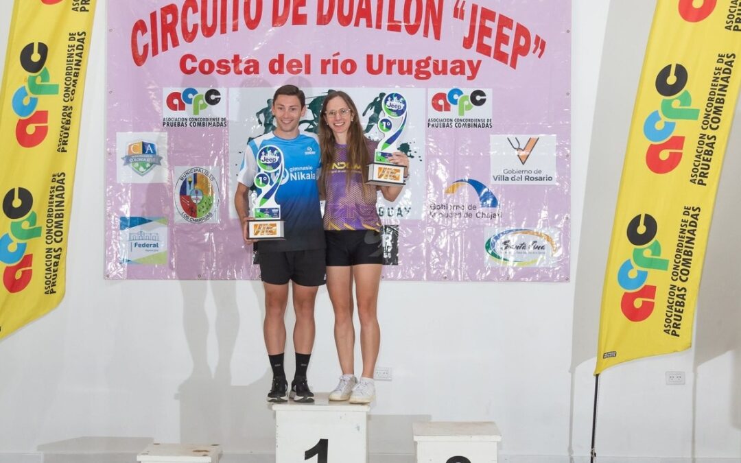Villa del Rosario fue sede de la final del Duatlón Jeep: Eduardo Pelichero y Ana Brunini se quedaron con la edición 2025