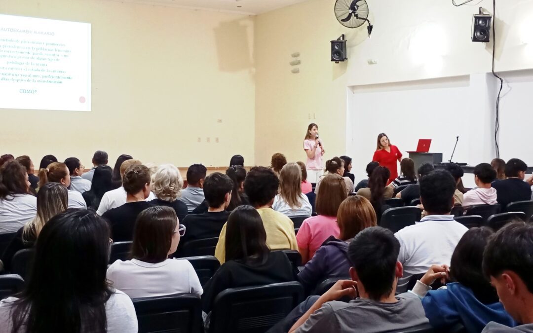 Se realizó en Villa del Rosario la charla sobre prevención del cáncer de mama