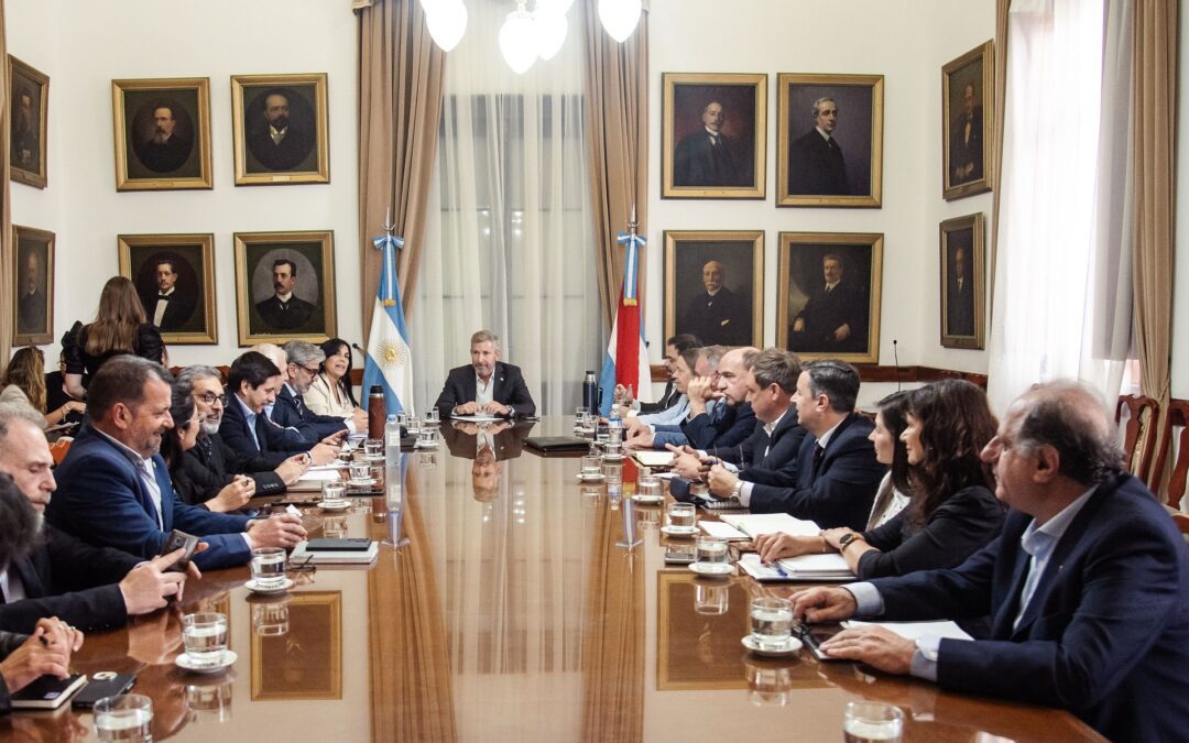 Frigerio encabezó una reunión de gabinete centrada en los ejes del Presupuesto 2026