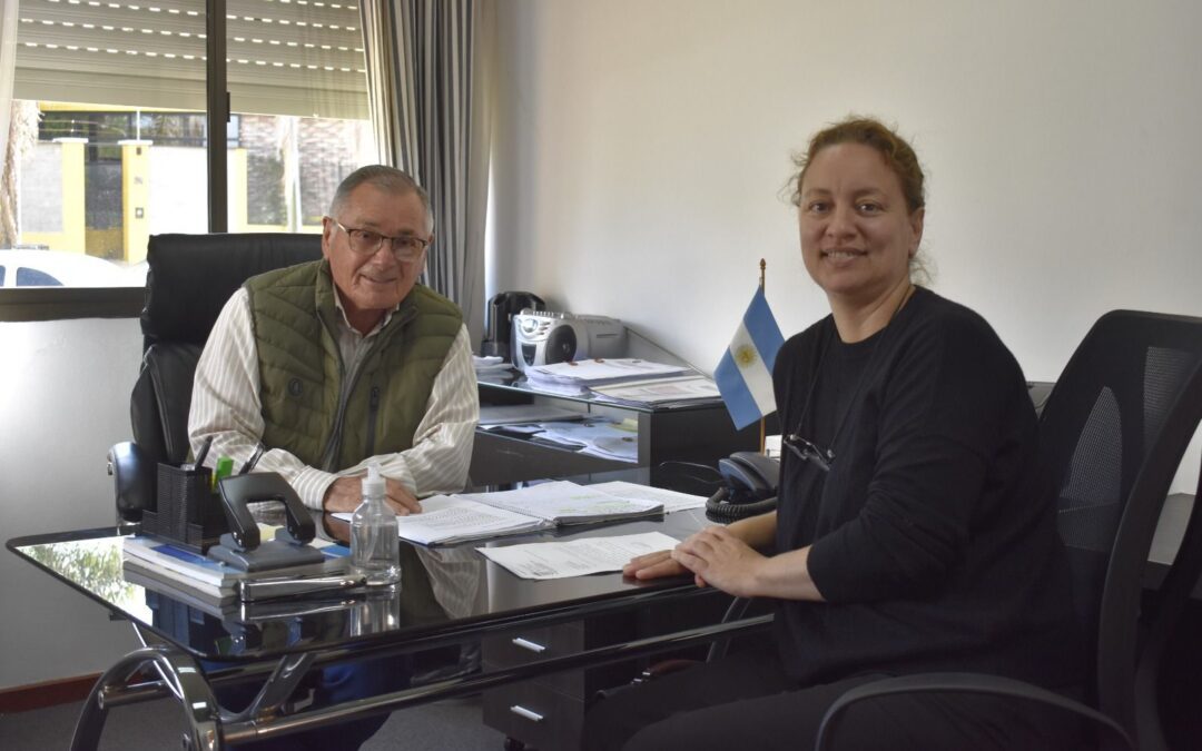 Perini se reunió con el presidente de CAFESG y reclamó por obras para Villa del Rosario