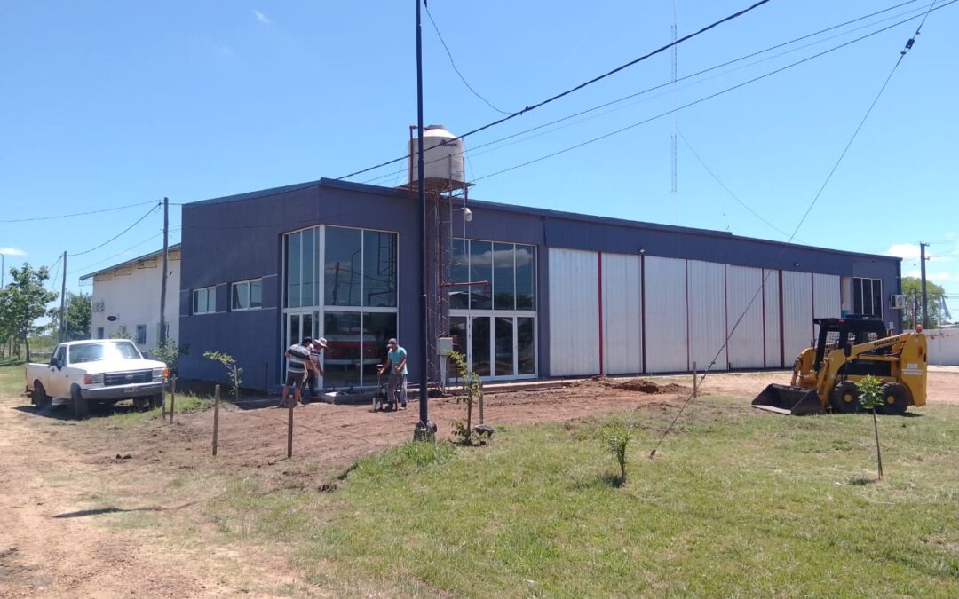 Ejecutan nuevas obras en el cuartel de Bomberos Voluntarios de Villa del Rosario