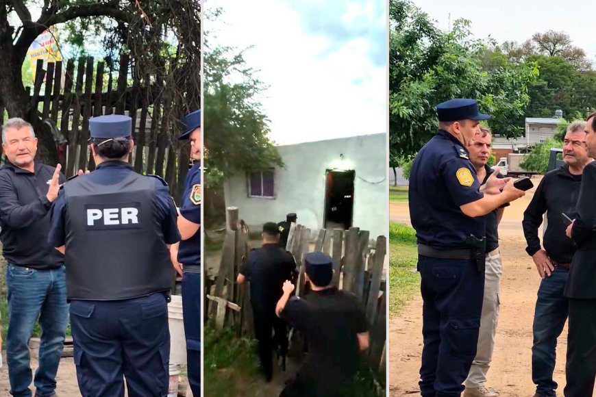 Hubo 54 allanamientos en Concordia a organización que vendía armas y droga en redes sociales: Hay 16 detenidos