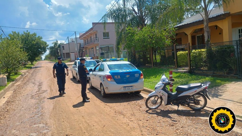 Federación: lo interceptaron cuando trasladaba una moto a la rastra y quedó vinculado a un presunto robo