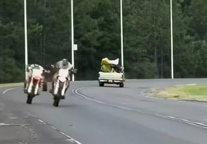 Allanaron viviendas de jóvenes que participaron en picadas ilegales en una ruta