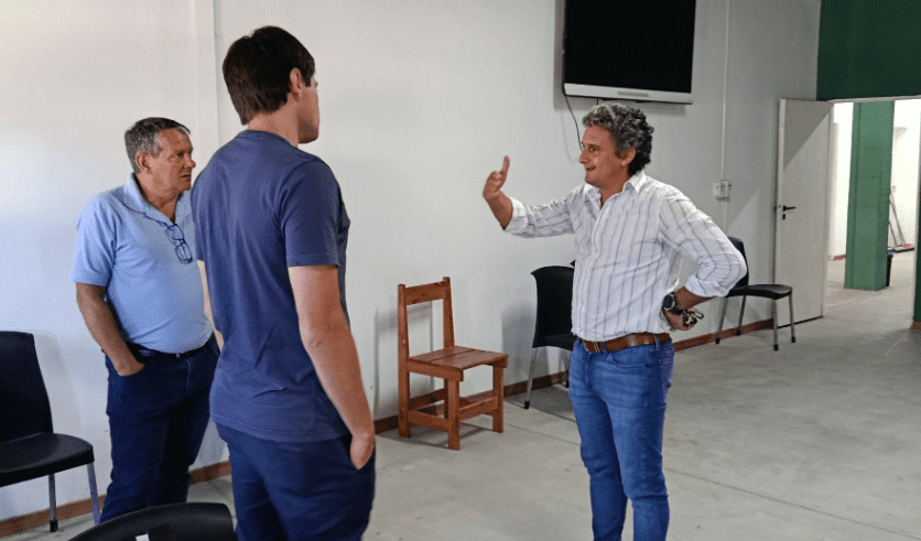 Bravo confirmó el acompañamiento para las obras necesarias en la sede de UADER Federación