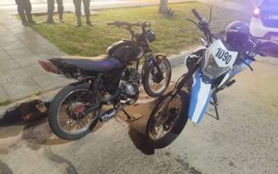 Chajarí: Sujeto tenía la moto en infracción, agredió a un policía y fue aprehendido
