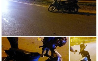 Autovía 14: Una adolescente sufrió graves fracturas tras el despiste de una moto en la rotonda de Chajarí