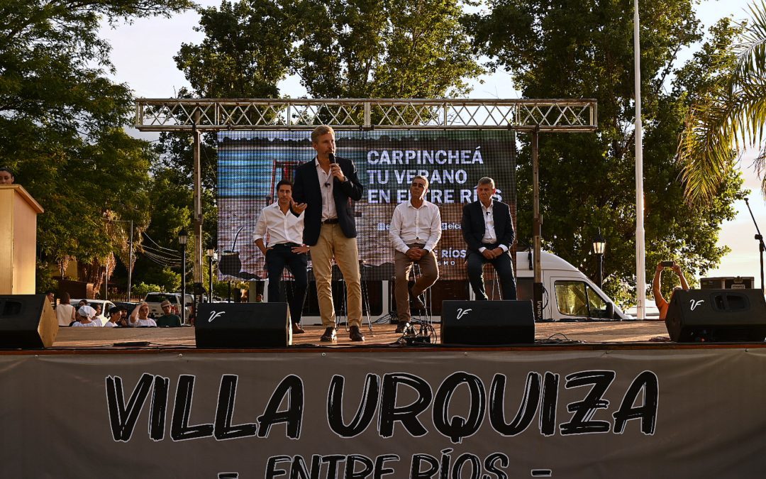 Frigerio inauguró desde Villa Urquiza la temporada de verano de Entre Ríos