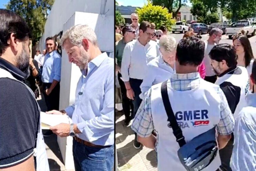 Durante una visita a Feliciano, Agmer le pidió a Frigerio la apertura de paritaria