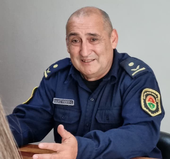 Luis Valdez Puente es el nuevo jefe departamental de Policía: Reemplaza a Héctor Riquelme