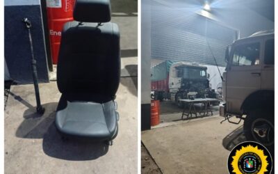 La Policía de Chajarí allanó un taller mecánico y secuestró elementos que habían sido robados