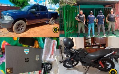 Tras el secuestro de 14 kilos de cocaína en Paso Cerrito a agente de la Policía Federal, incautaron vehículos y droga en nuevos allanamientos