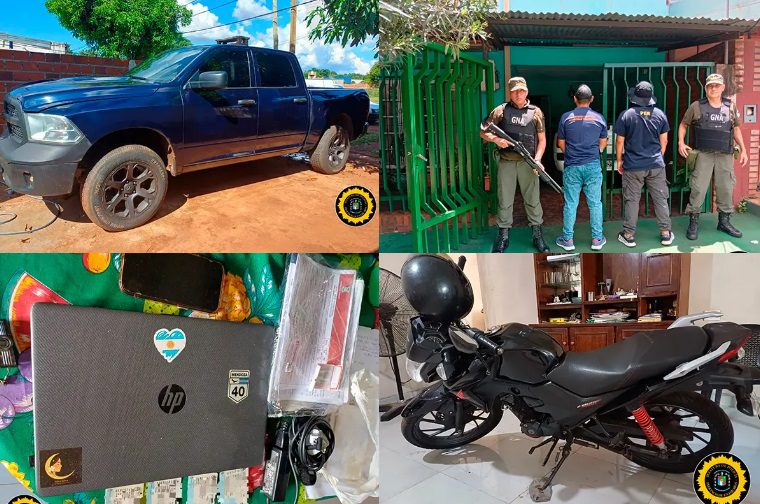 Tras el secuestro de 14 kilos de cocaína en Paso Cerrito a agente de la Policía Federal, incautaron vehículos y droga en nuevos allanamientos